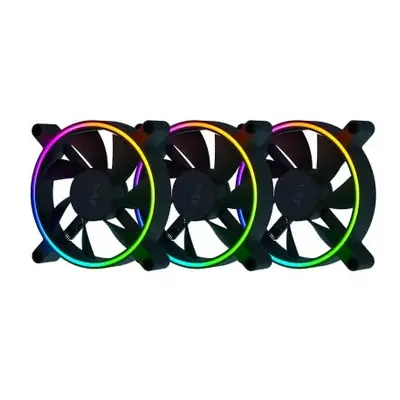 Razer Kunai Chroma Hydraulic RGB LED PWM Performance Fan (120mm) - Hydraulic aRGB PC Fans (Quiet