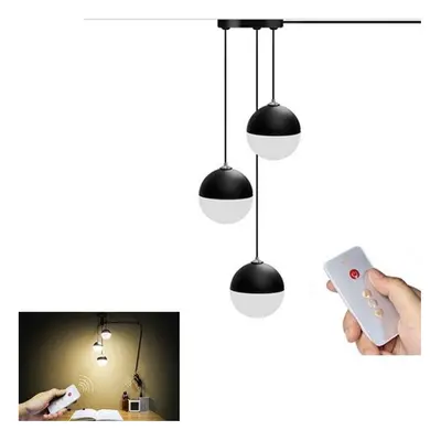 (warm white touch control type) Modern Wind Bell Balls LED USB Ceiling Reading Light Living Room