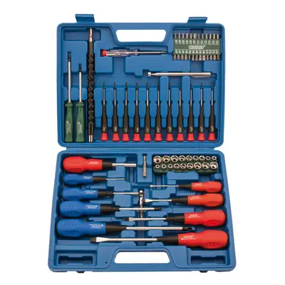 Screwdriver, Socket and Bit Set (70 Piece)