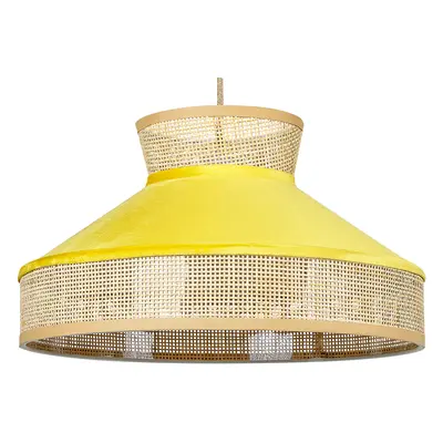 Pendant Lamp BATALI Rattan Mustard