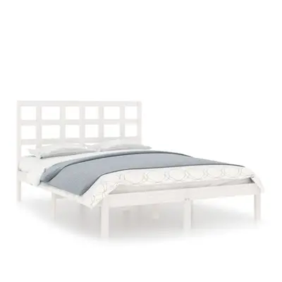 (white, x cm) vidaXL Solid Wood Bed Frame Bedroom Bedstead Bed Base Multi Colours/Sizes