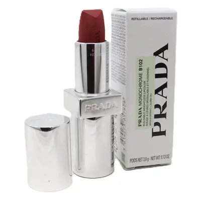 (B102 Sienne) Prada Monochrome Hyper Matte Refillable Lipstick 0.13oz/3.8g New With Box