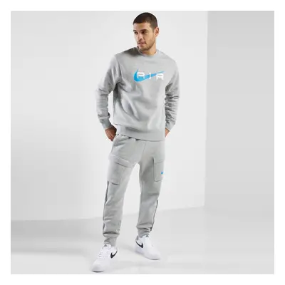 (XL) Nike Air Mens Fleece BB Crewneck Cargo Tracksuit