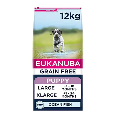 Eukanuba Grain Free Complete Dry Dog Food for Puppy Large and Giant Breeds with Ocean Fish kg