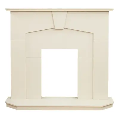 Adam Abbey Fireplace in Stone Effect, Inch