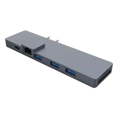 8-in-1 Dual USB-C Docking Station HDMI HUB Adapter