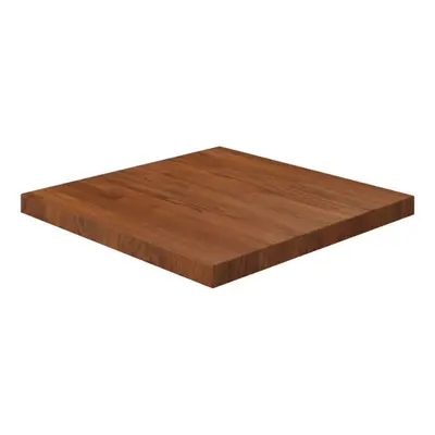 (Dark brown, x x cm (L x W x T)) vidaXL Solid Wood Oak Square Table Top Desktop Multi Colours Br