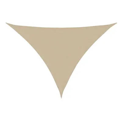 vidaXL Sunshade Sail Oxford Fabric Triangular 4x5x5 m Beige Sunscreen Canopy