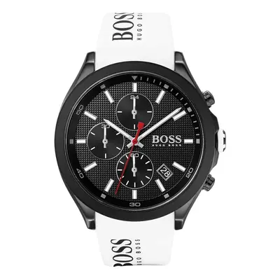 Hugo Boss Velocity Men's Watch Chronograph White Strap