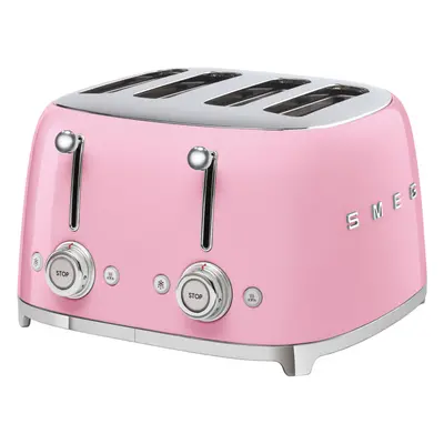 Smeg TSF03PKUK 50's Retro Slice Toaster Pink