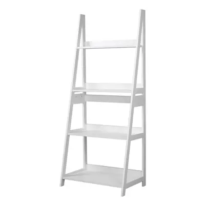 (White) Tier Wooden Storage Display Stand Shelving Rack