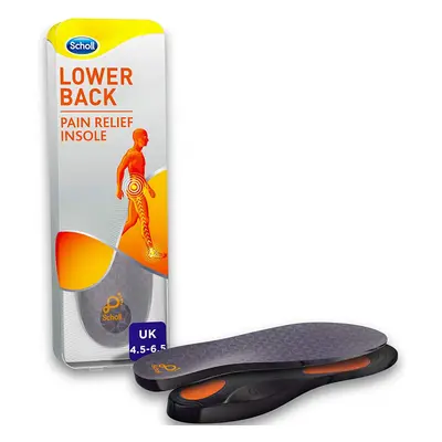 Scholl Orthotic Insole Lower Back Pain Relief, Small, UK Size 4.5-6.5