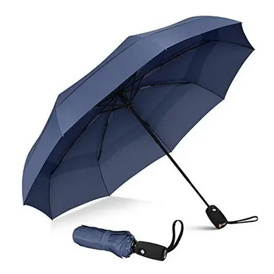 Repel Umbrella Windproof Travel Umbrella - Compact, Light, Automatic, Strong and Portable - Wind