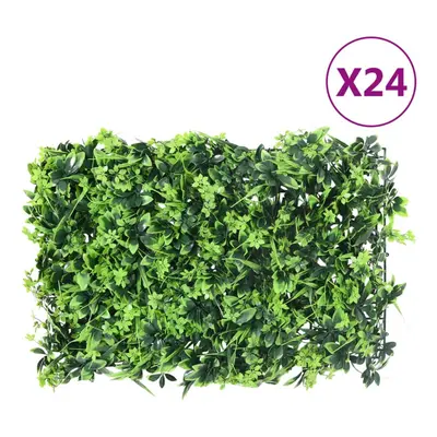 vidaXL Artificial Leaf Fence Garden Privacy Fence ScreenÂ pcs Green 40x60 cm