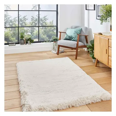 (Beige, x cm) Super Soft Fluffy Shaggy Rugs Living Room Bedroom Non Shed cm Thick Shag Pile Rug 