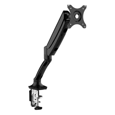 Adjustable & Rotating Single Monitor Arm, 9kg Load Capacity, 10-27" Screens - Black - DH24