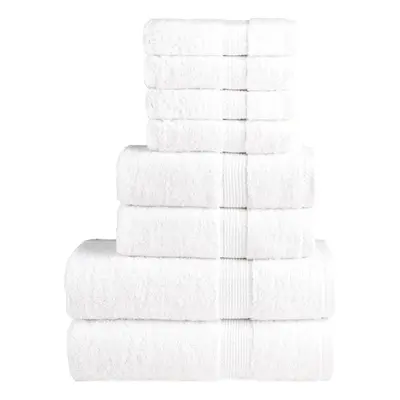 (white) vidaXL Premium Towel Set Piece Absorbent Shower Towel Bath Towels gsm