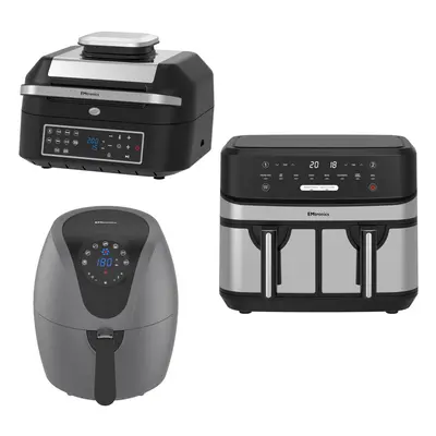 Emtronics Air Fryer Set - 6.3L, 9L & 12L Kitchen Set