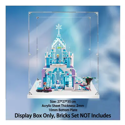 (A) Dustproof Display Box for Models Collectables Display Case for Lego Disney Princess Frozen E