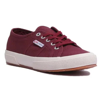 Superga Cotu Superga Cotu Classic In Burgundy Size