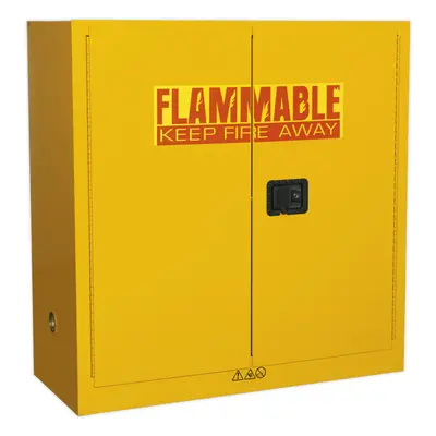 Flammable Substance Storage Cabinet - 1095mm x 460mm x 1120mm - 3-Point Key Lock