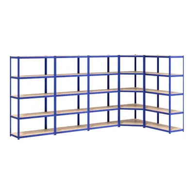 (blue, x x cm/ piece) vidaXL Shelves Rack Storage Shelf Workshop Shelf Industrial Shelving Unit