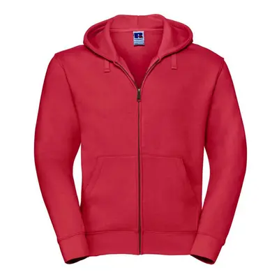 (XXL, Classic Red) Russell Mens Authentic Hooded Sweatshirt