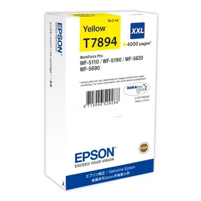 Epson C13T789440 (T7894) Ink cartridge yellow, 4K pages, 34ml