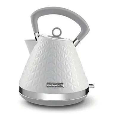 Morphy Richards Vector Pyramid Kettle Traditional Kettle White