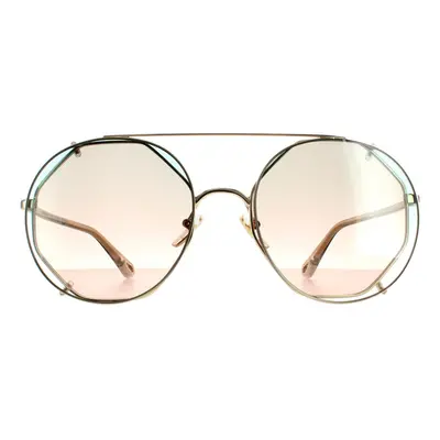 Chloe Sunglasses CH0041S Gold Green Gradient