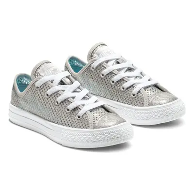 (UK 11-EU 28.5-US 11C) Converse CTAS OX 664200C Silver Girl's/Women's UK 10-5.5