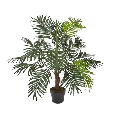 Oypla Artificial Palm Tree Plant 100cm Indoor Outdoor Decoration