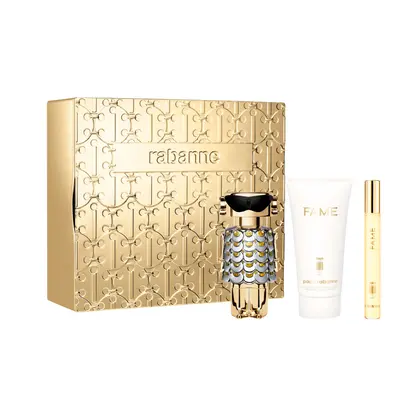 Paco Rabanne Fame 50ml EDP, 75ml Body Lotion & 10ml Travel Spray