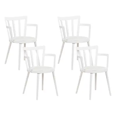 Set of Dining Chairs MORILL White