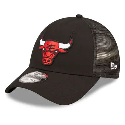 New Era Chicago Bulls Home Field 9FORTY A-Frame Trucker Cap Hat - Black