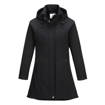 (Black, M) Portwest Ladies Carla Softshell Jacket 3L