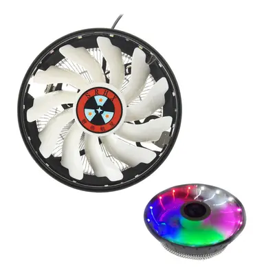 (12cm colorful glare and mute) 120x120x25mm 12VDC LED Fan CPU Cooler Cooling Fan for Intel775/11