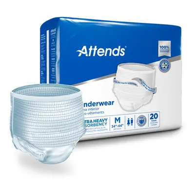 Attends Protective Underwear Regular Absorbency Medium Count APV20 by Attends Healthcare