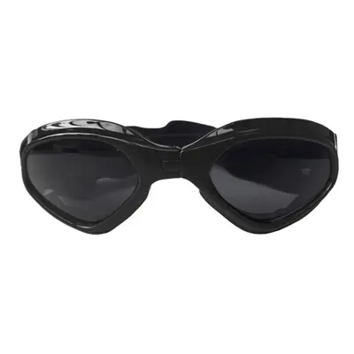 (Black) Foldable Pet Dog Glasses Goggles Eye Wear Protection UV Sunglasses