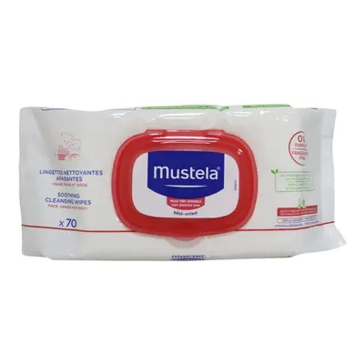 Mustela Soothing Cleansing Wipes 70's