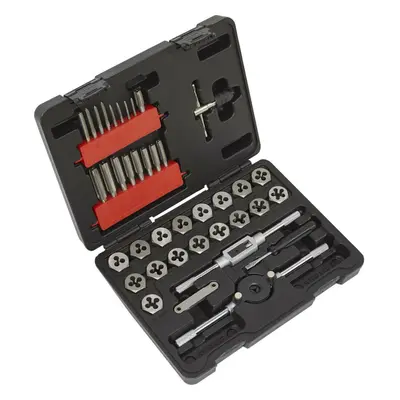 39pc Metric Tap & Hex Die Set - M3 to M12 - Manual Bar & Socket Threading Tool