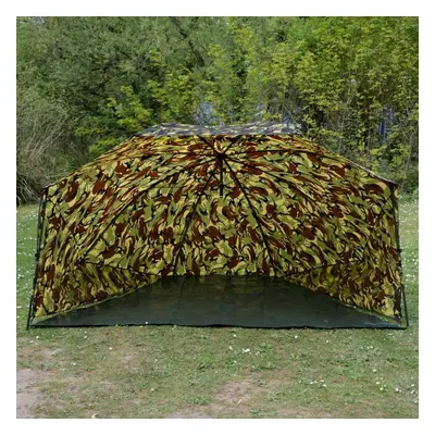 CARP FISHING CAMO Inch Shelter Brolly Umbrella Waterproof With Groundsheet