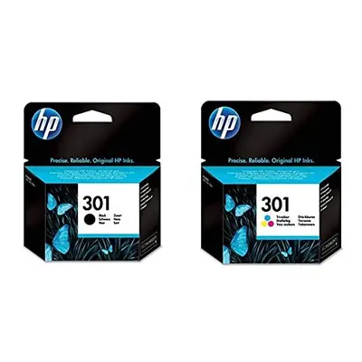 CH561EE, CH562EE Original Ink Cartridges, Black and Tri-Colour, Bundle, Multipack