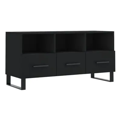 vidaXL TV Cabinet TV Unit Sideboard Media Unit TV Stand Black Engineered Wood