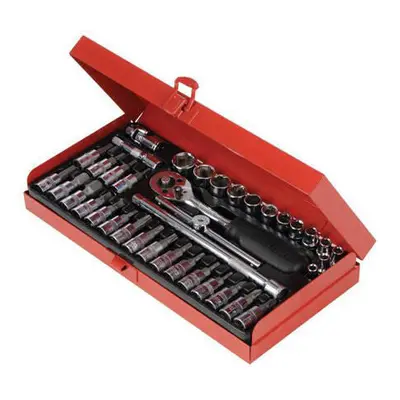 38 Piece Socket Wrench Set 1/4" Inch Drive Metric Slotted Trx PZD Hex