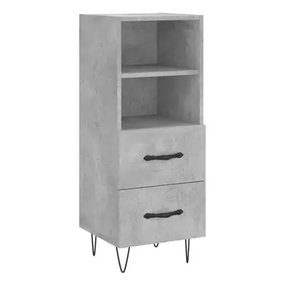 (concrete grey) vidaXL Sideboard Storage Side Cabinet Cupboard Sonoma Oak Engineered Wood