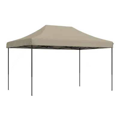 (taupe, without sidewall) vidaXL Foldable Tent Pop-up Outdoor Party Tent Garden Gazebo Canopy Sh