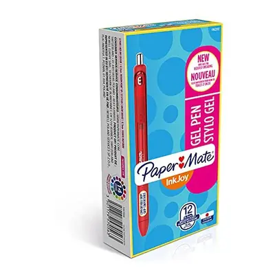 InkJoy Gel Pens | Medium Point (0.7mm) | Red Ink | Count