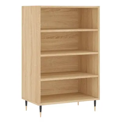 (sonoma oak) vidaXL Highboard Sideboard Storage Side Cabinet Home Cupboard Engineered Wood