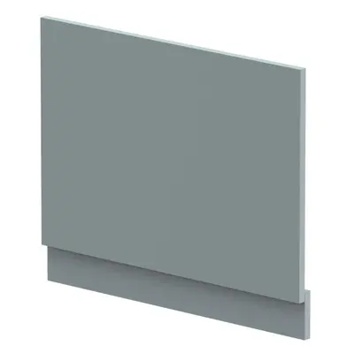 700mm Edge/Power Straight End Bath Panel & Plinth - Matt Coastal Grey